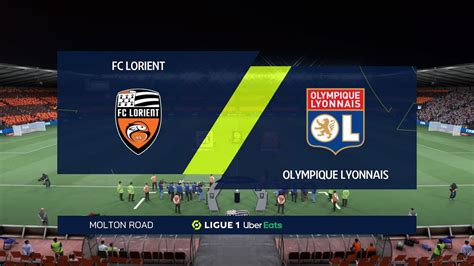 Lorient v Olympique Lyonnais .